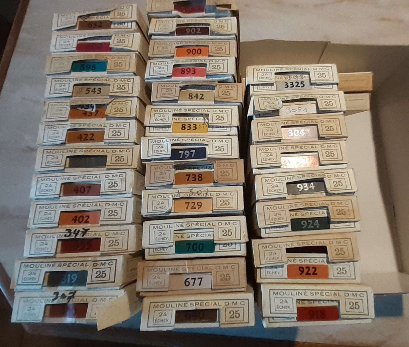 borduurgaren 6 draad totaal 308 stuks, Enlèvement ou Envoi