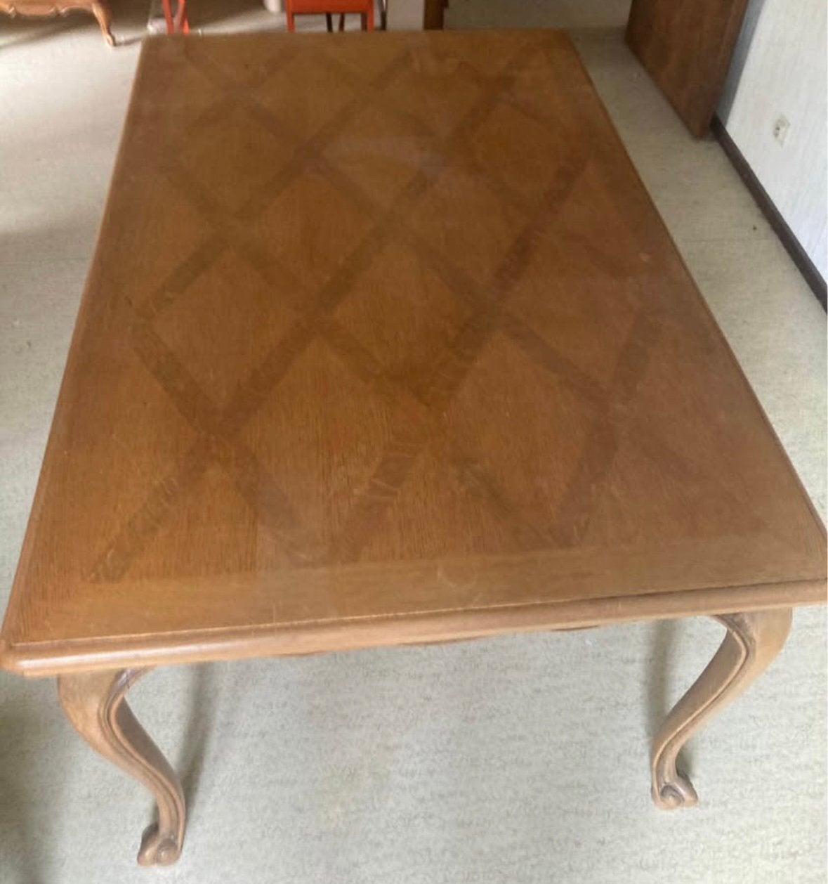 Antieke houten uitklapbare tafel, Ophalen, Zo goed als nieuw