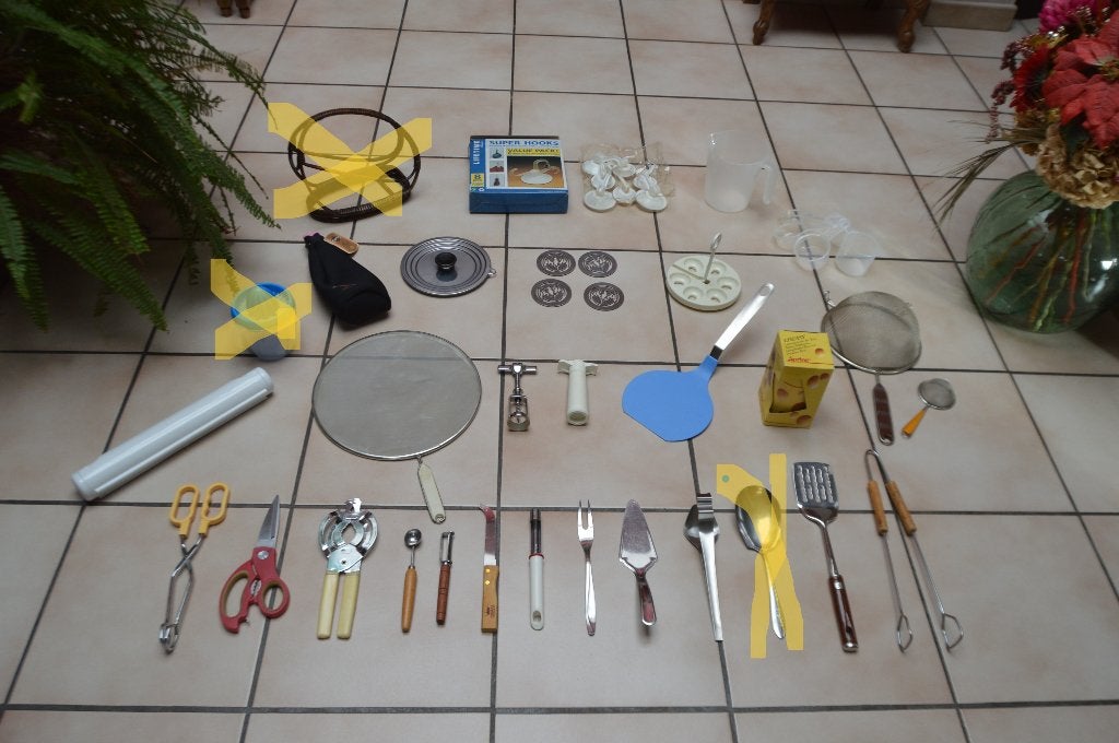 Set keukengerei voor €1 stuk Zeer goede staat!, Huis en Inrichting, Keuken | Bestek, Overige materialen, Gebruikt, Ophalen of Verzenden