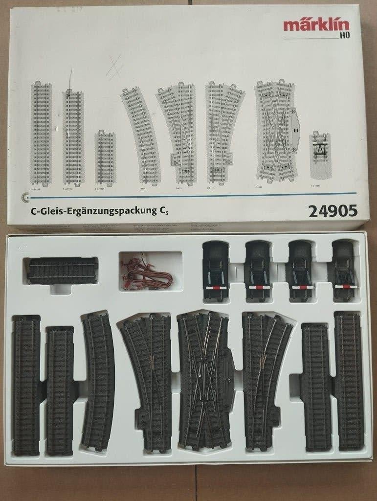 Märklin 24905 Coffret complémentaire pour voie C, Enlèvement ou Envoi, Comme neuf, Rails, Märklin
