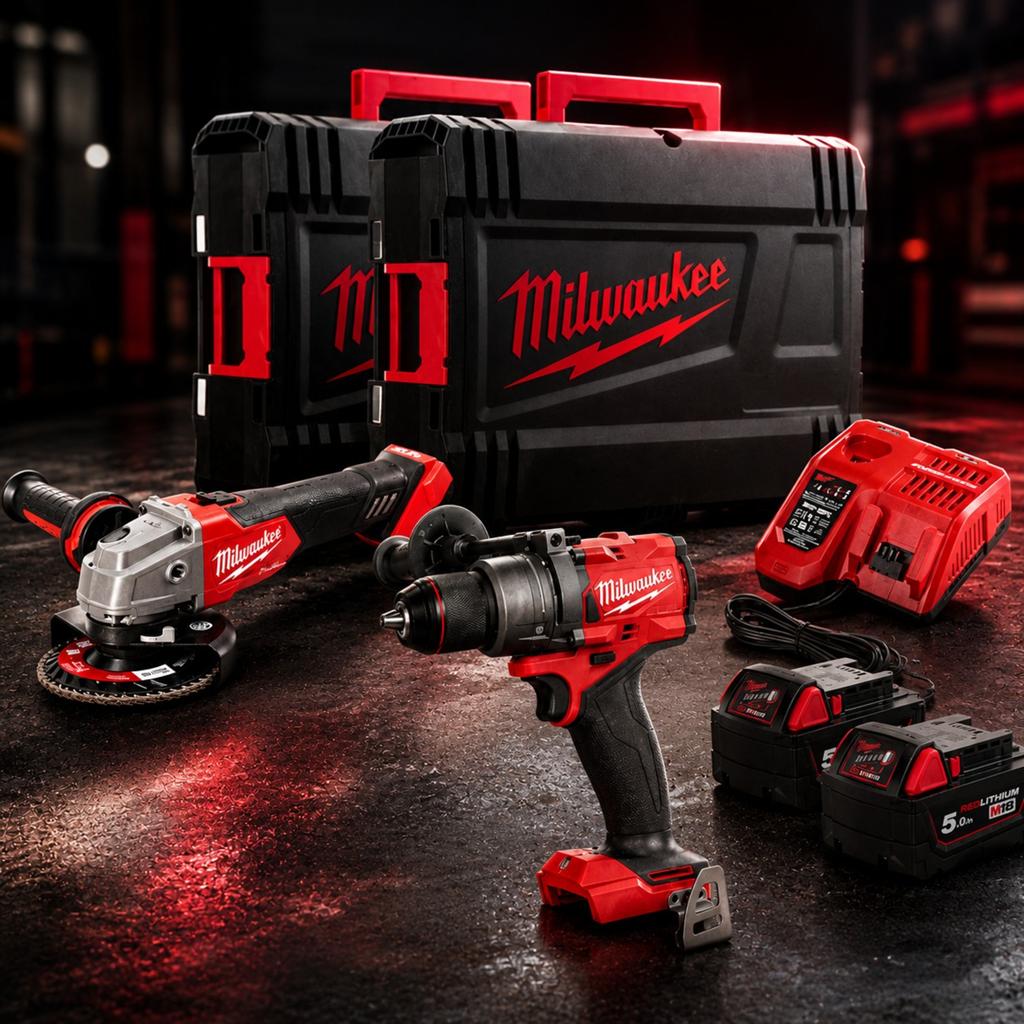 Milwaukee PACK perceuse et meuleuse NEUF, Enlèvement