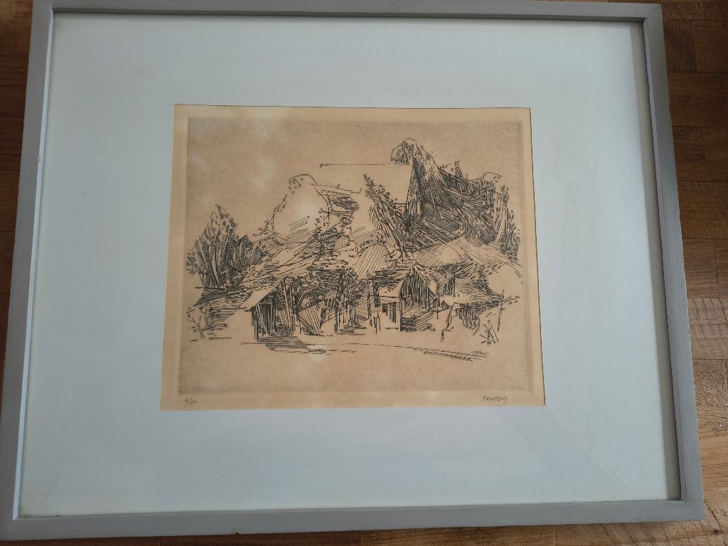 Ets Jan Flameng, Antiquités & Art, Signé, Autres techniques, Autres matériaux, Enlèvement