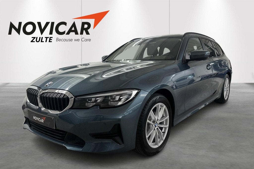 BMW 3 Serie Touring 316D - LEDER + GPS + AUTOMAAT, Noir, 5 portes, Electronic Stability Program (ESP), Automatique