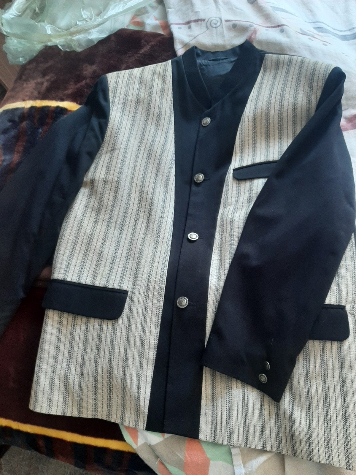 Heren feestvest  maat Mplus gilet maat 3, Ophalen, Maat 48/50 (M), Zwart