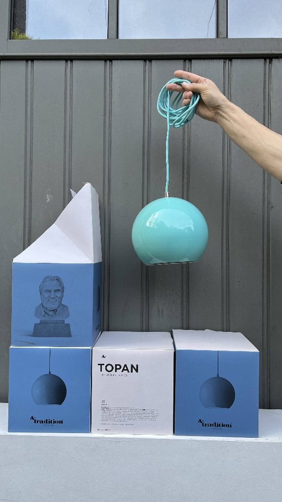 Suspension "TOPAN" bleue &TRADITION, Enlèvement, Utilisé, Métal, Design