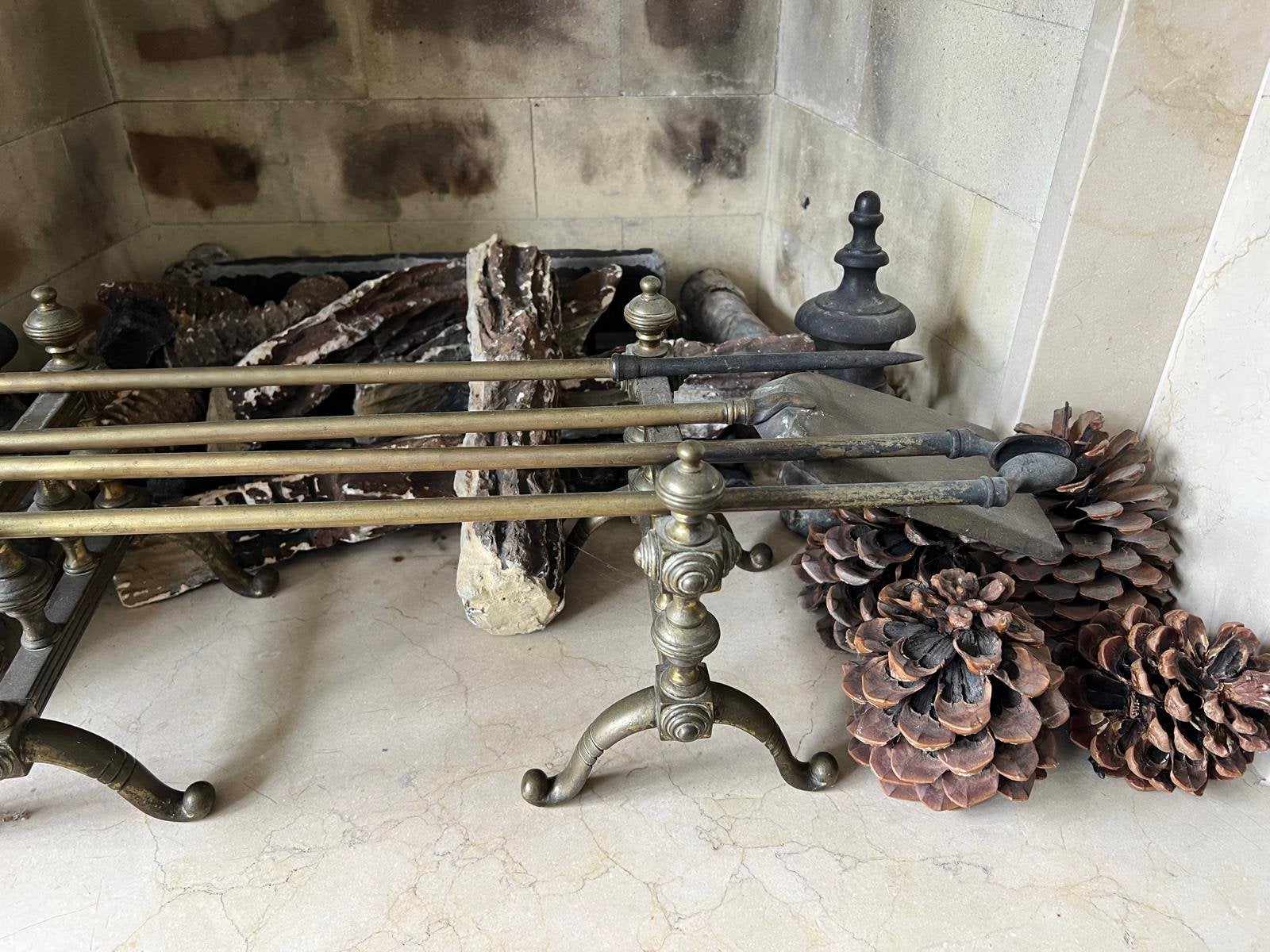 ensemble de cheminée ancienne, Maison & Meubles, Accessoires pour la Maison | Autre, Enlèvement