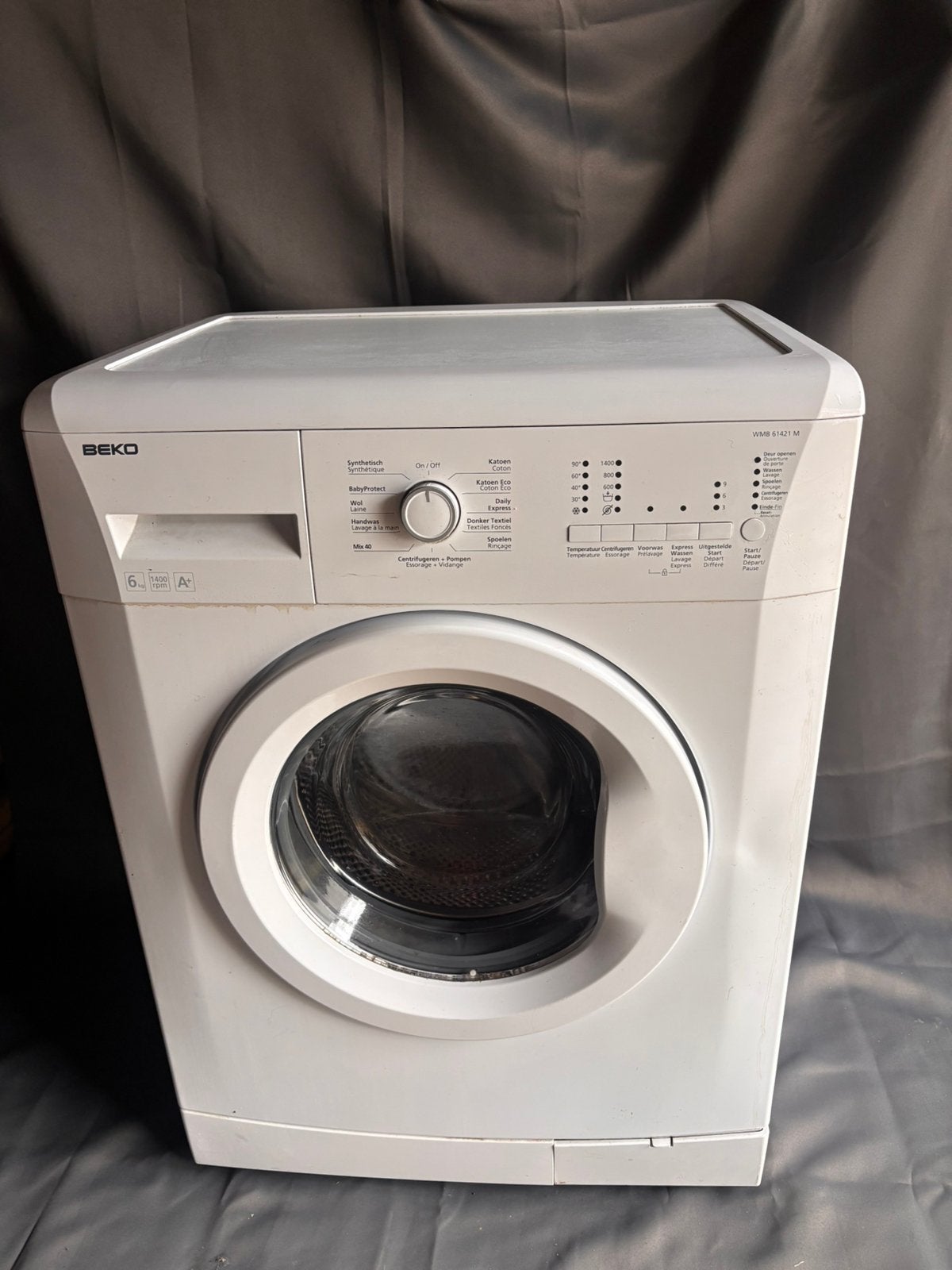 Wasmachine, 4 à 6 kg, Programme lavage à la main, 1600 tours ou plus, Comme neuf