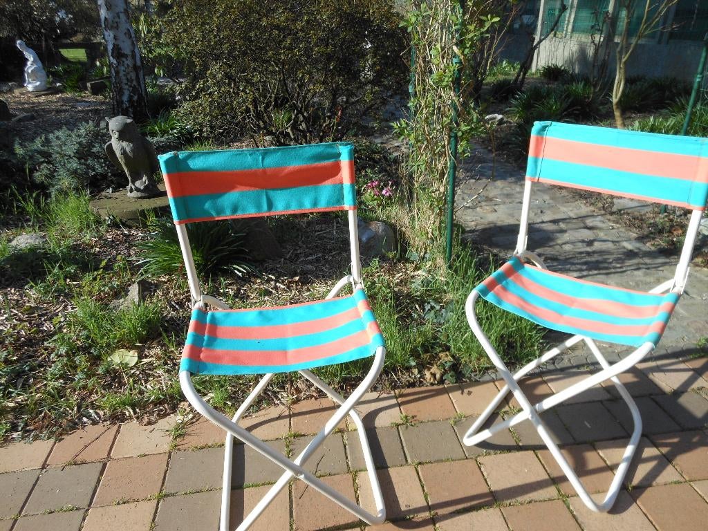 2 chaises de camping, Caravanes & Camping, Enlèvement, Comme neuf, Chaise de camping
