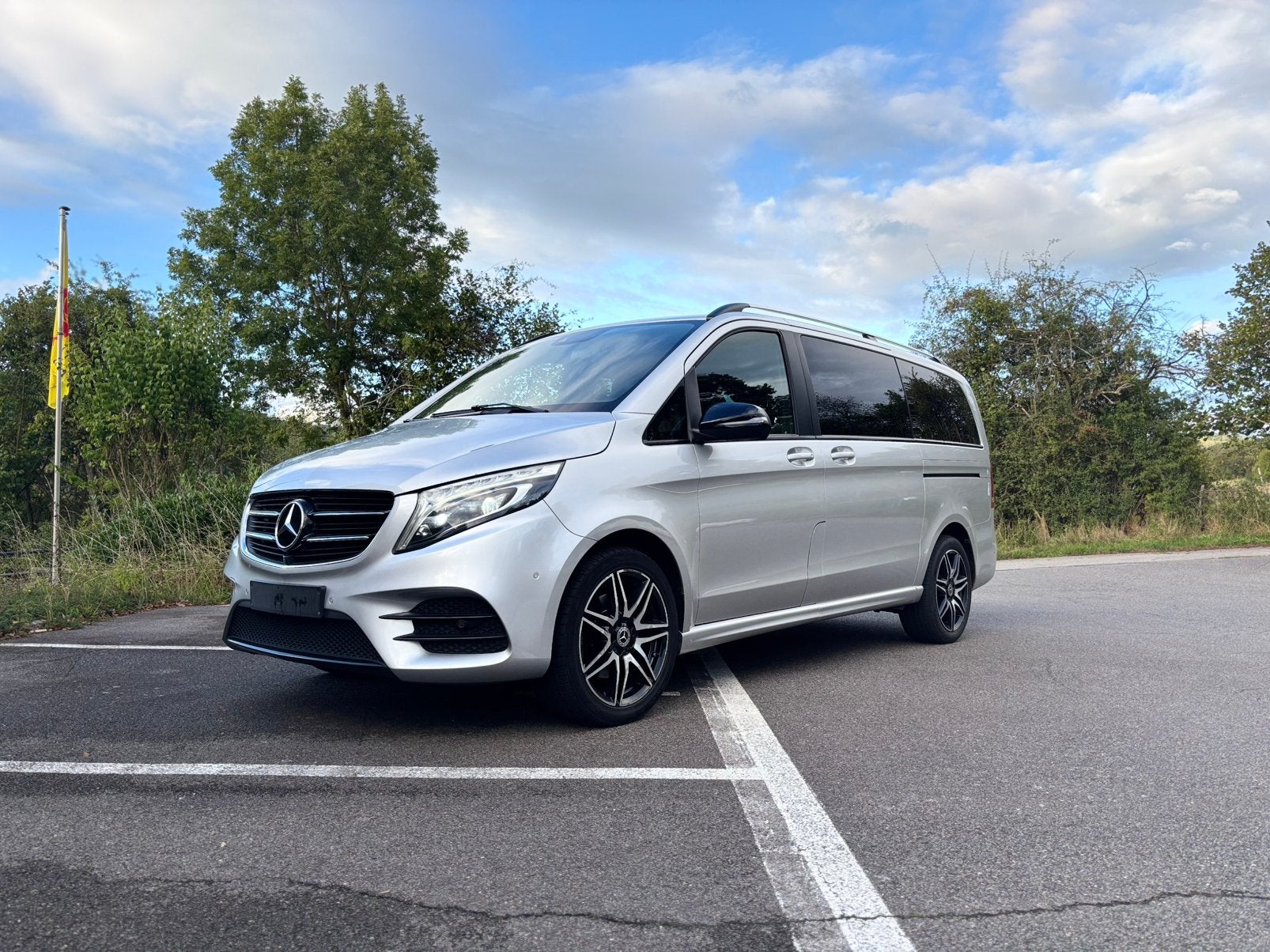 Mercedes Benz 250d Classe v - double cabine - 2019, Cuir, Argent ou Gris, Achat, Euro 6