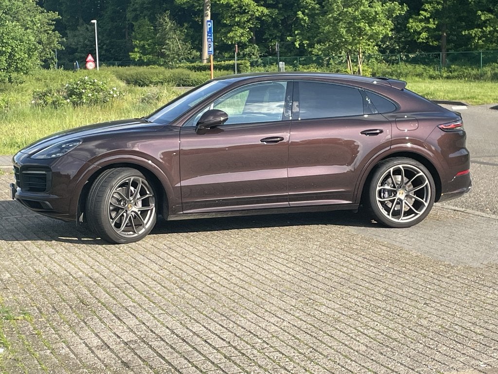 Porsche Cayenne Coupe plugin hybride, Automaat, Zwart, Bruin, Alcantara