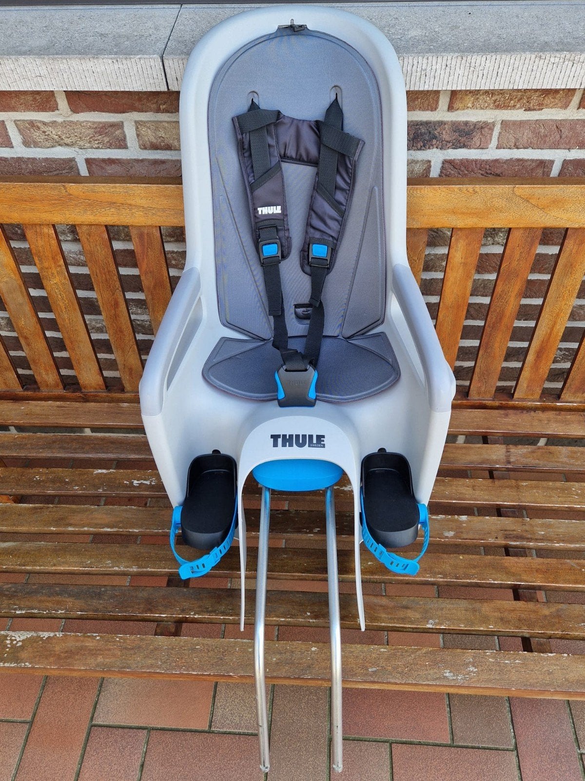 Fietsstoeltje Thule, Ophalen, Achterzitje, Voetsteuntjes, Thule Ride Along