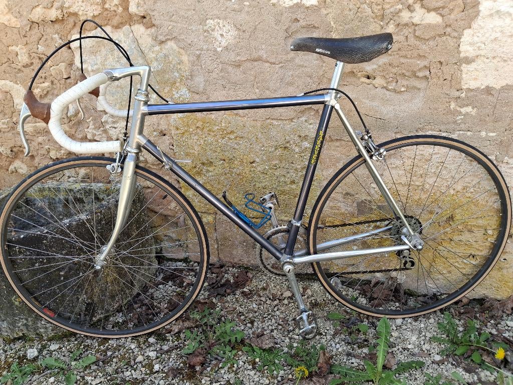 zeer lichte retro koersfiets LEVEE maat 56, Ophalen, 28 inch, Velgrem, Zo goed als nieuw