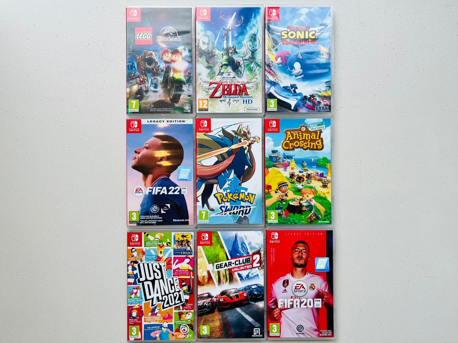 9 Nintendo Switch games: Pokémon, Zelda, Animal Crossing,…, Ophalen, Zo goed als nieuw