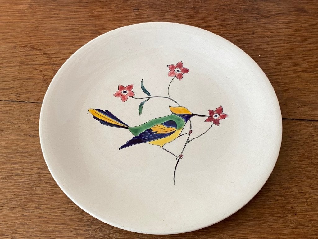 Assiette déco Gien, Antiquités & Art, Enlèvement ou Envoi