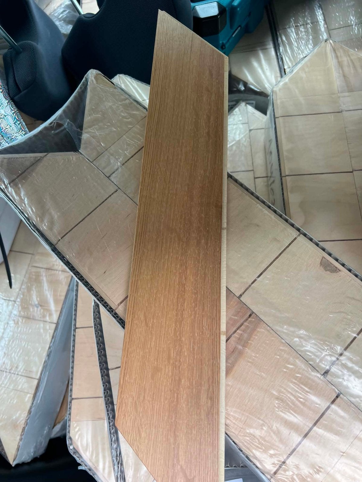 Eiken Visgraat Parket / Lamelparket - ca. 33 m², Enlèvement, Neuf