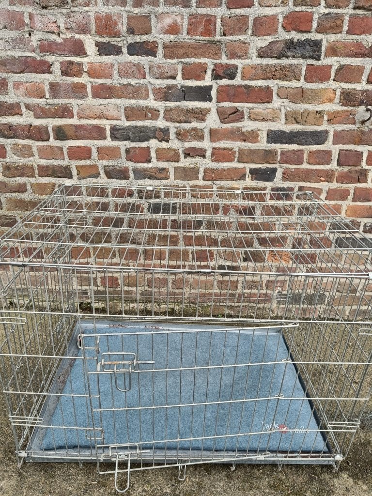 Hondenbench metaal, Dieren en Toebehoren, Ophalen, Gebruikt