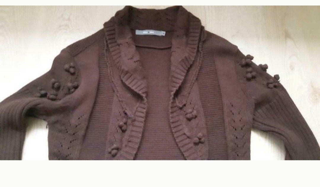 Bolero trui, Kleding | Dames, Truien en Vesten, Ophalen of Verzenden, Maat 38/40 (M), Bruin