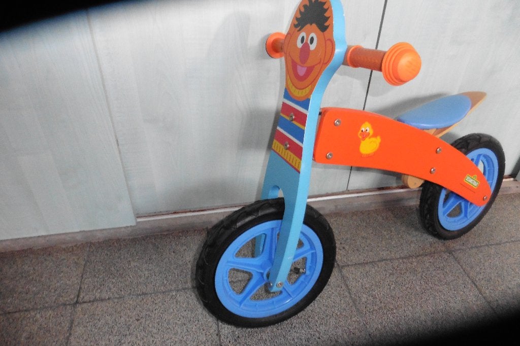 Loopfiets in hout, Kinderen en Baby's, Ophalen, Gebruikt, Loopfiets