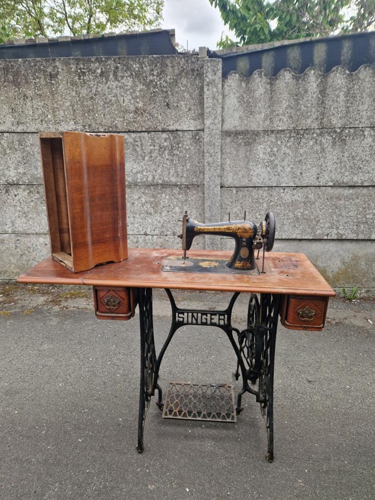 Machine à coudre Vintage Singer, Hobby & Loisirs créatifs, Machines à coudre & Accessoires, Enlèvement, Machine à coudre, Singer