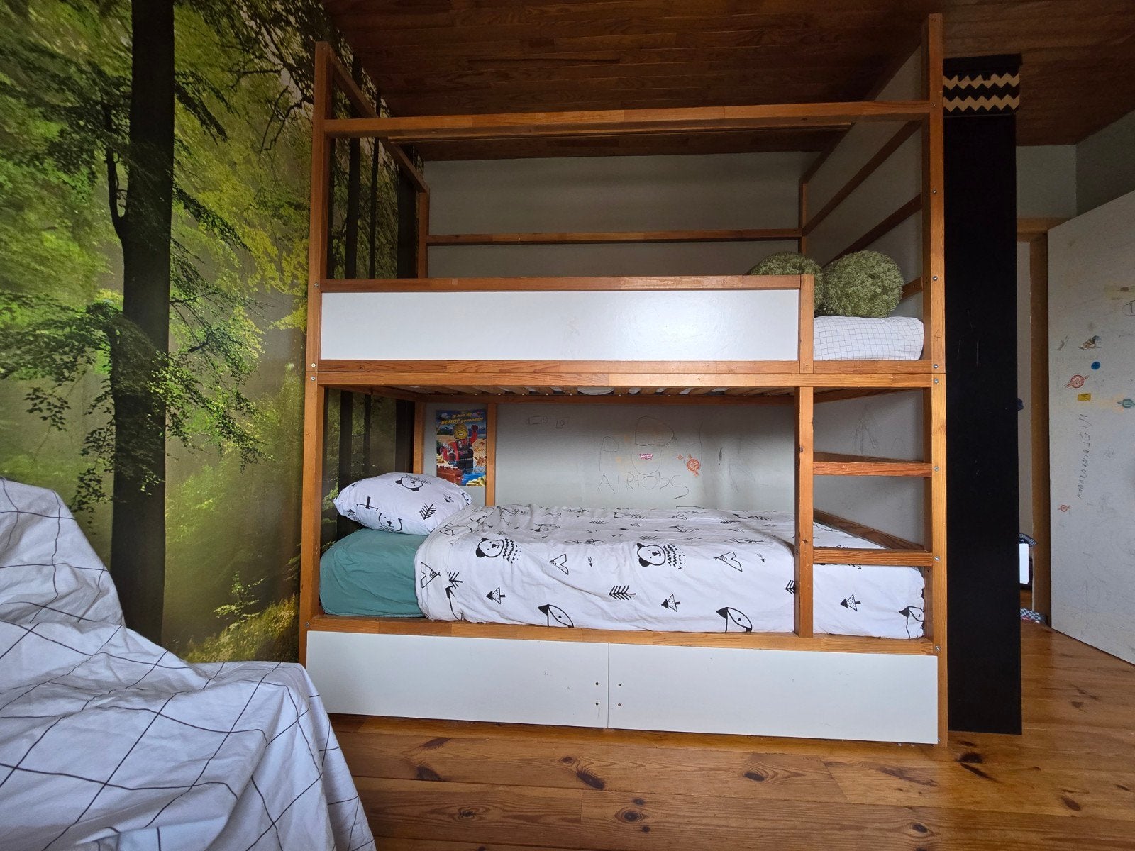 IKEA KURA hack stapelbed met schuiven en dakconstructie, Ophalen, Stapelbed