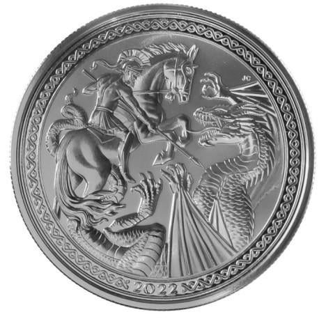 Ascension Islands 1 oz silver ST GEORGE & The DRAGON 2022, Enlèvement