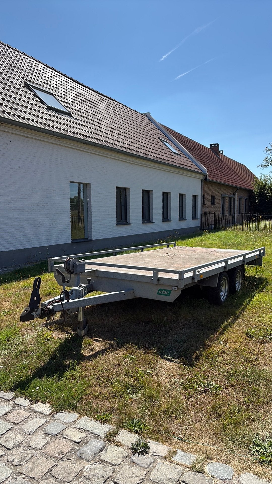 Auto trailer Atec, Ophalen, Zo goed als nieuw