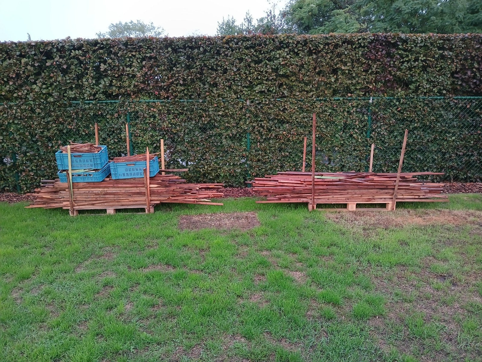 gratis brandhout, Enlèvement