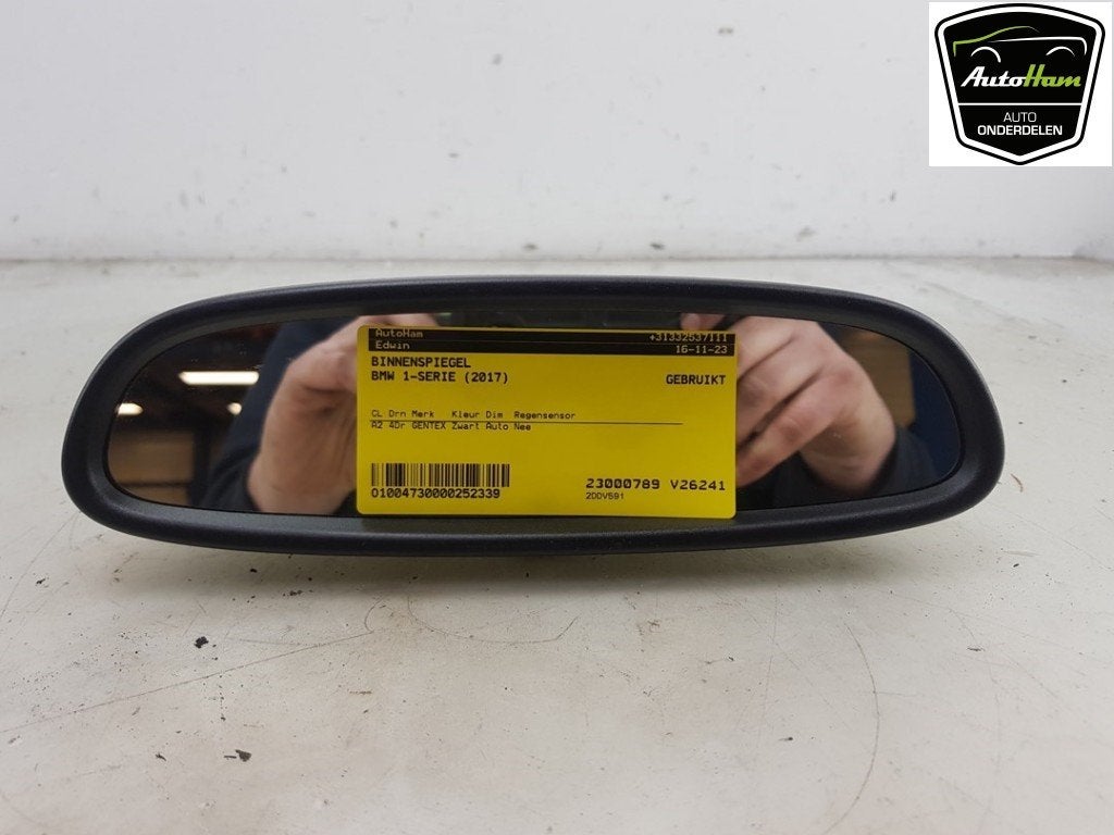 BINNENSPIEGEL BMW 1 serie (F20) (|51169256134|), Dhr. J. Ham, Gebruikt, Administratie@autoham.nl, BMW