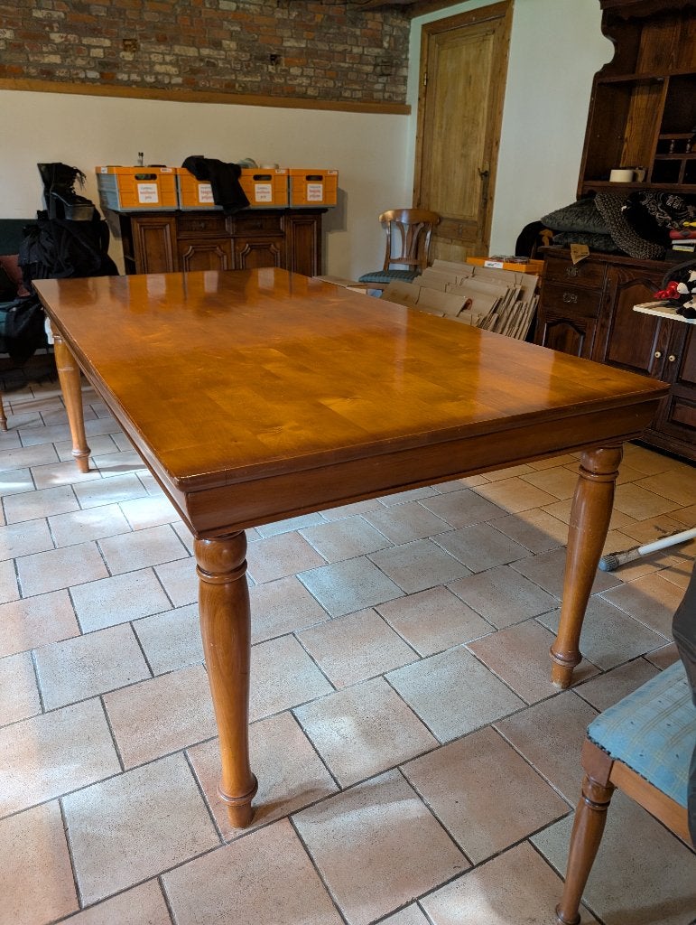 Massief Kersenhout Meubel Set, Huis en Inrichting, Ophalen, Gebruikt, Rustiek, 4 tot 6 stoelen
