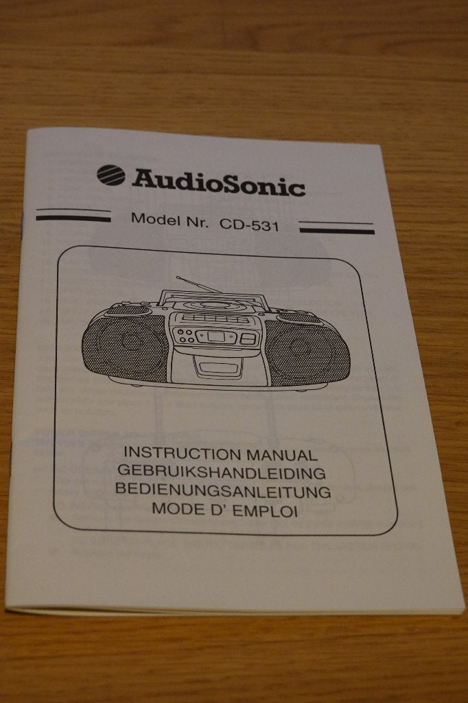 AudioSonic CD-531, TV, Hi-fi & Vidéo, Enlèvement, Utilisé