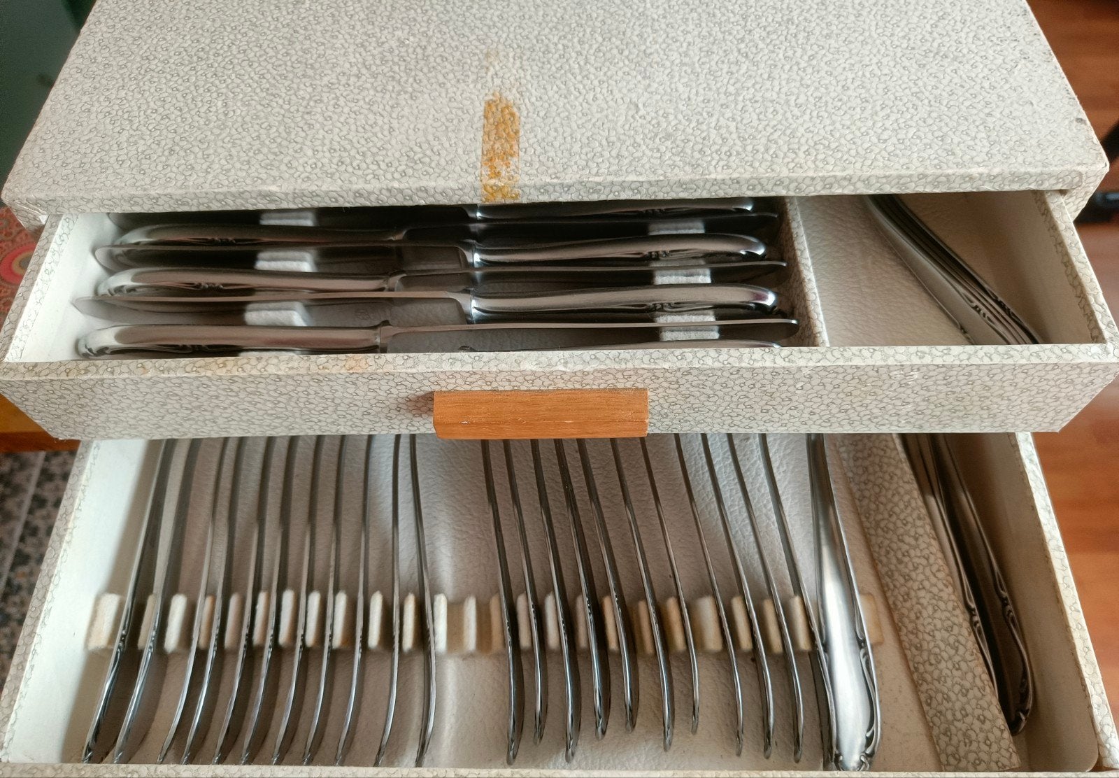 Ménagère 53 pièces en inox, Maison & Meubles, Enlèvement