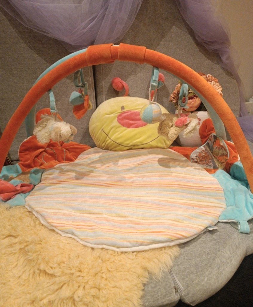 Nouki's speelmat voor baby's, Ophalen of Verzenden, Zo goed als nieuw, Rammelaar