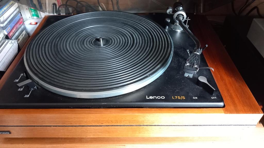 Lenco L75/S draaitafel (draaitafel), Audio, Tv en Foto, Ophalen, Gebruikt, Platenspeler