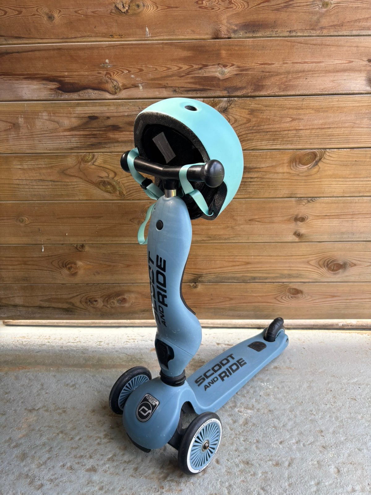 Scoot n Ride Highway kick + Liewood helm, Ophalen, Gebruikt, Overige typen