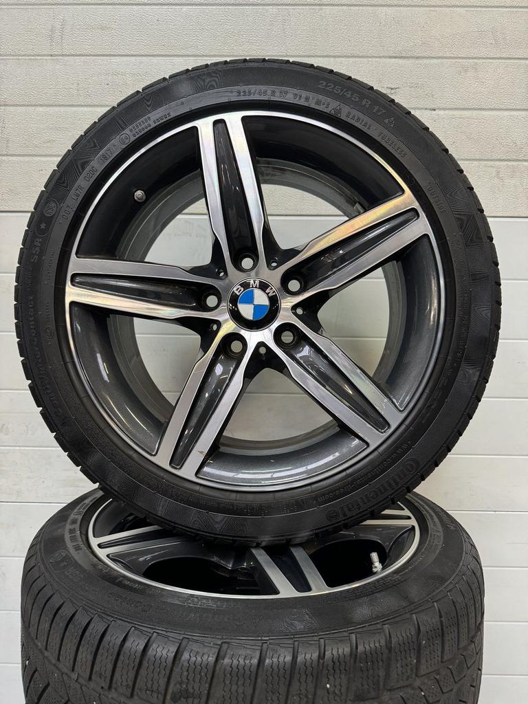 17” BMW 1 SERIE F20 F21 VELGEN WINTERBANDEN ORIG RFT 379, Gebruikt, -, -, Banden en Velgen