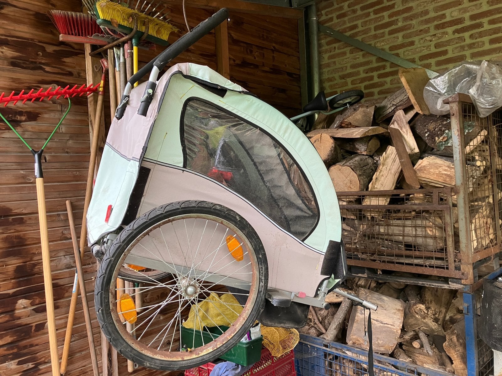 Fietsenkar/Buggy, Doe-het-zelf en Bouw, Ophalen, Zo goed als nieuw