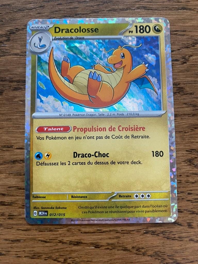 Carte Pokémon « Dracolosse », Enlèvement ou Envoi, Comme neuf, Cartes en vrac, Foil