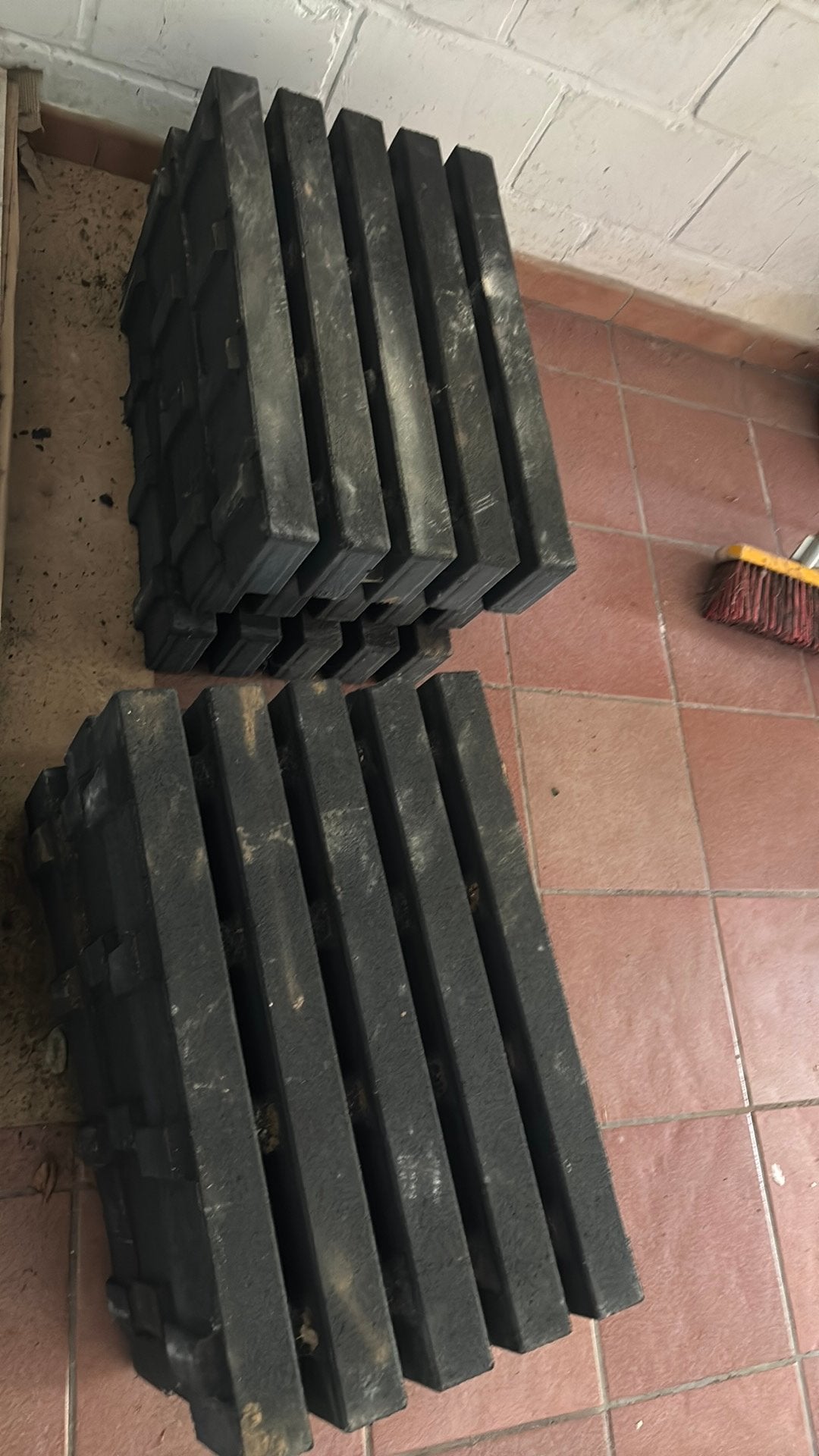Betontegels, Tuin en Terras, Bielzen en Borduren, Ophalen, Zo goed als nieuw