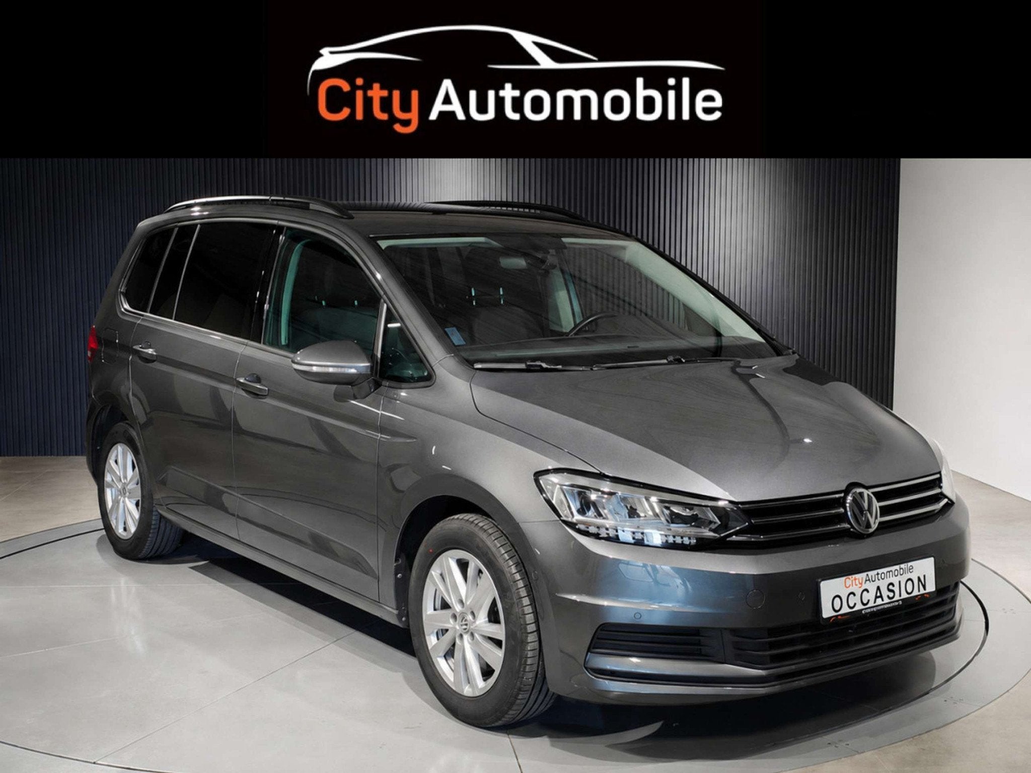 Volkswagen Touran 1.5 TSI 7 PLACES GPS BLUETOOTH APS AV/ARR, Autos, Volkswagen, Argent ou Gris, Achat, 7 places, Boîte manuelle