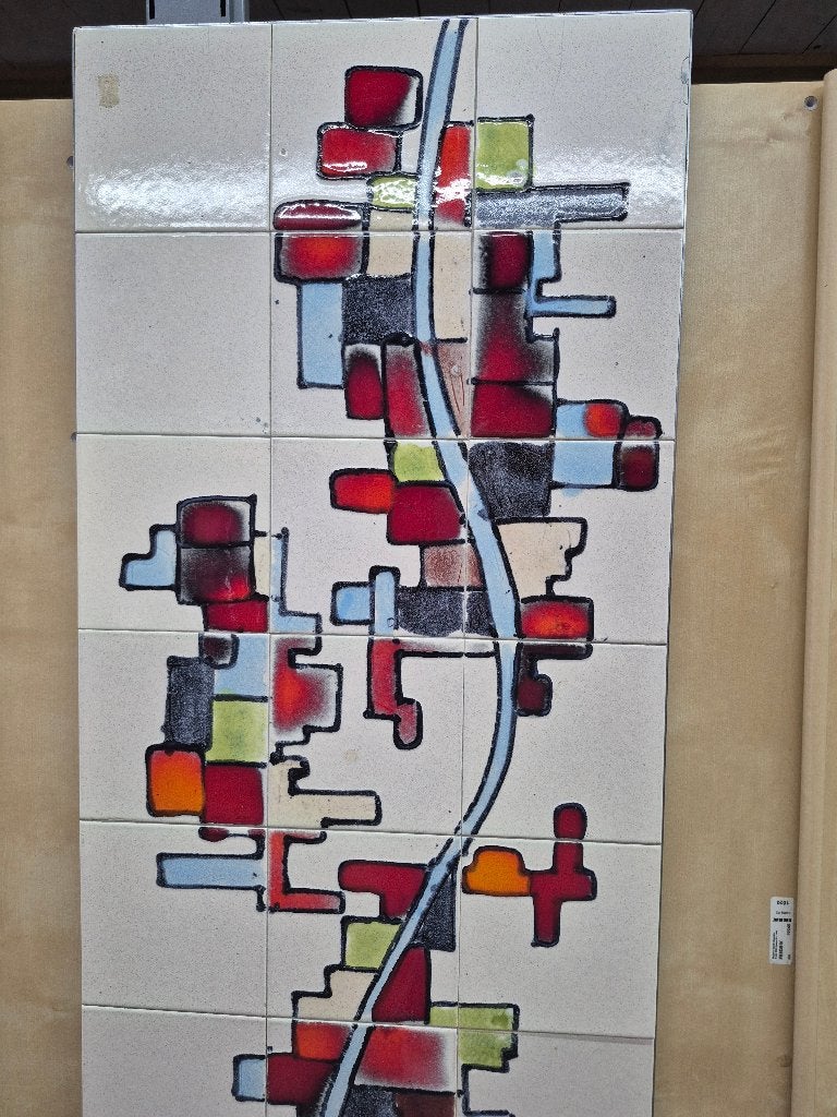 Groot ADRI Belgique keramisch wandpaneel 142 cm, Enlèvement