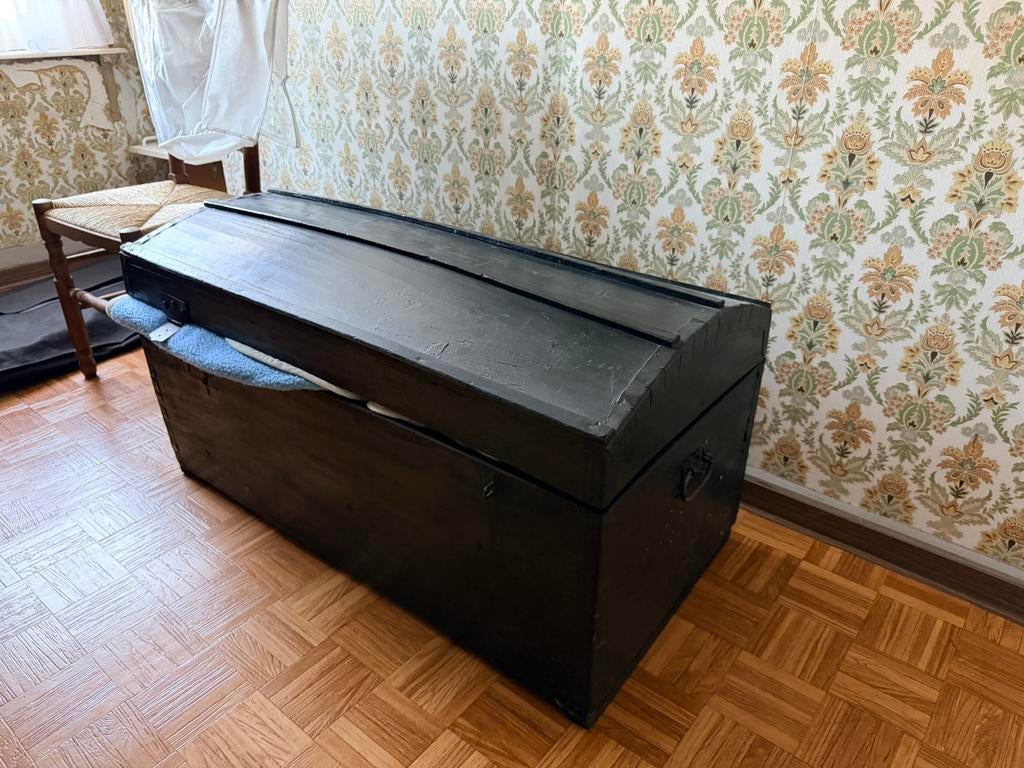 Antieke koffer, Ophalen, 100 tot 150 cm, 50 tot 75 cm, Zo goed als nieuw