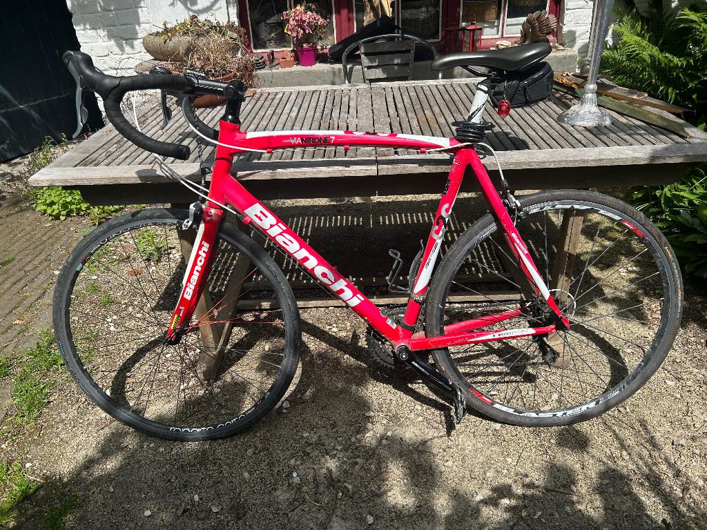 Bianchi koersfiets Via Nirone 7 AluHydro 63 cm, 28 inch, Gebruikt, Heren, Aluminium