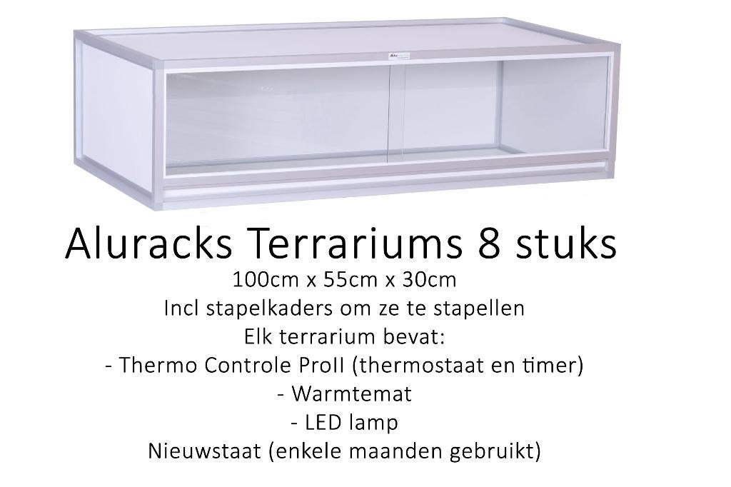 Groot aantal terrariums aan een koopje, Enlèvement ou Envoi, Utilisé, Terrarium ou Paludarium