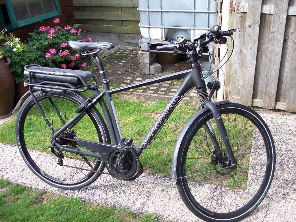 Elektrische Fiets Cannondale, Fietsen en Brommers, Fietsen | Heren | Herenfietsen, Gebruikt, Versnellingen, Schijfrem, 53 tot 57 cm
