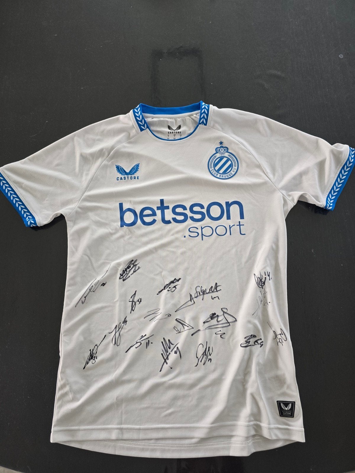 Gesigneerd shirt Club Brugge, Enlèvement ou Envoi, Neuf, Maillot