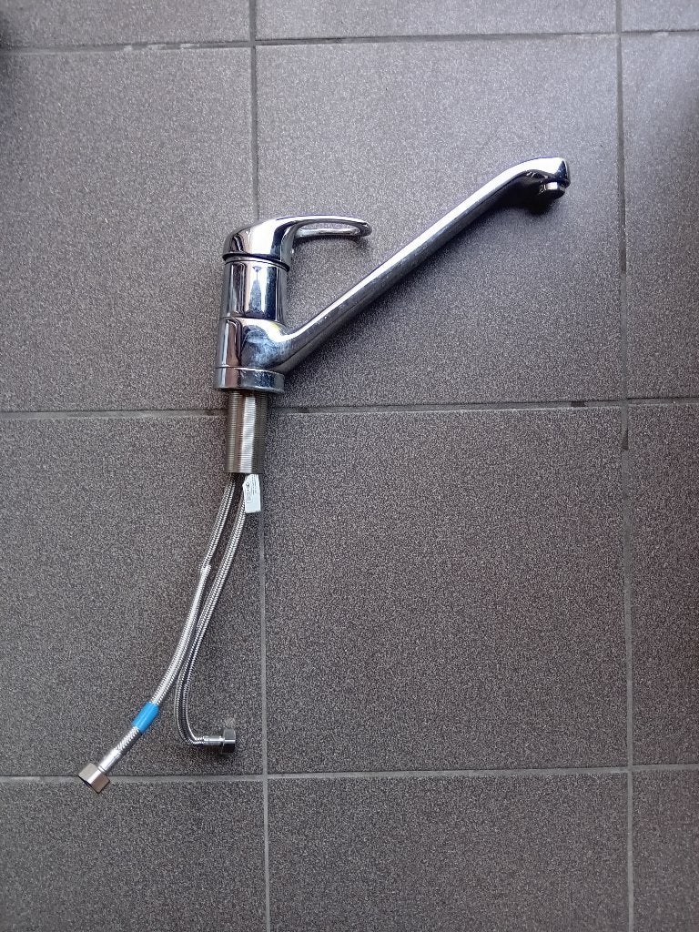 keukenkraan, Doe-het-zelf en Bouw, Ophalen, Gebruikt, Chroom, Kraan