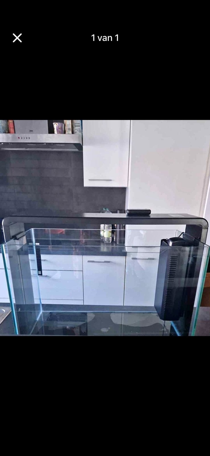 aquarium, Ophalen, Zo goed als nieuw