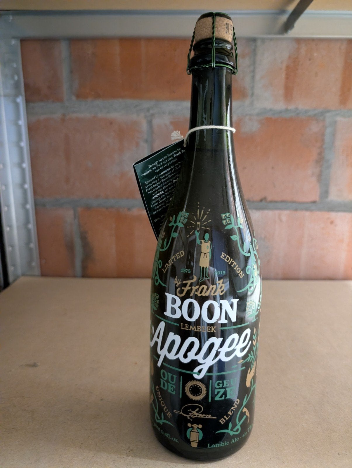 Geuze Boon apogee limited edition, Collections, Enlèvement ou Envoi, Neuf, Bouteille(s), Autres marques