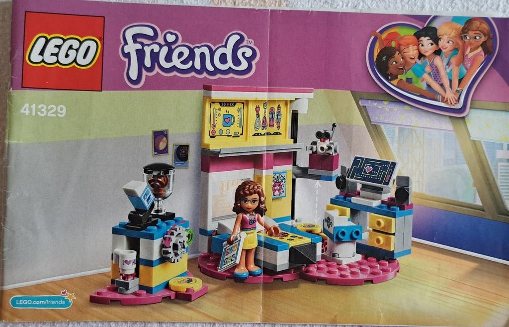 Lego Friends - 41329 - la chambre labo d'Olivia, Ophalen of Verzenden, Compleet, Lego, Friends