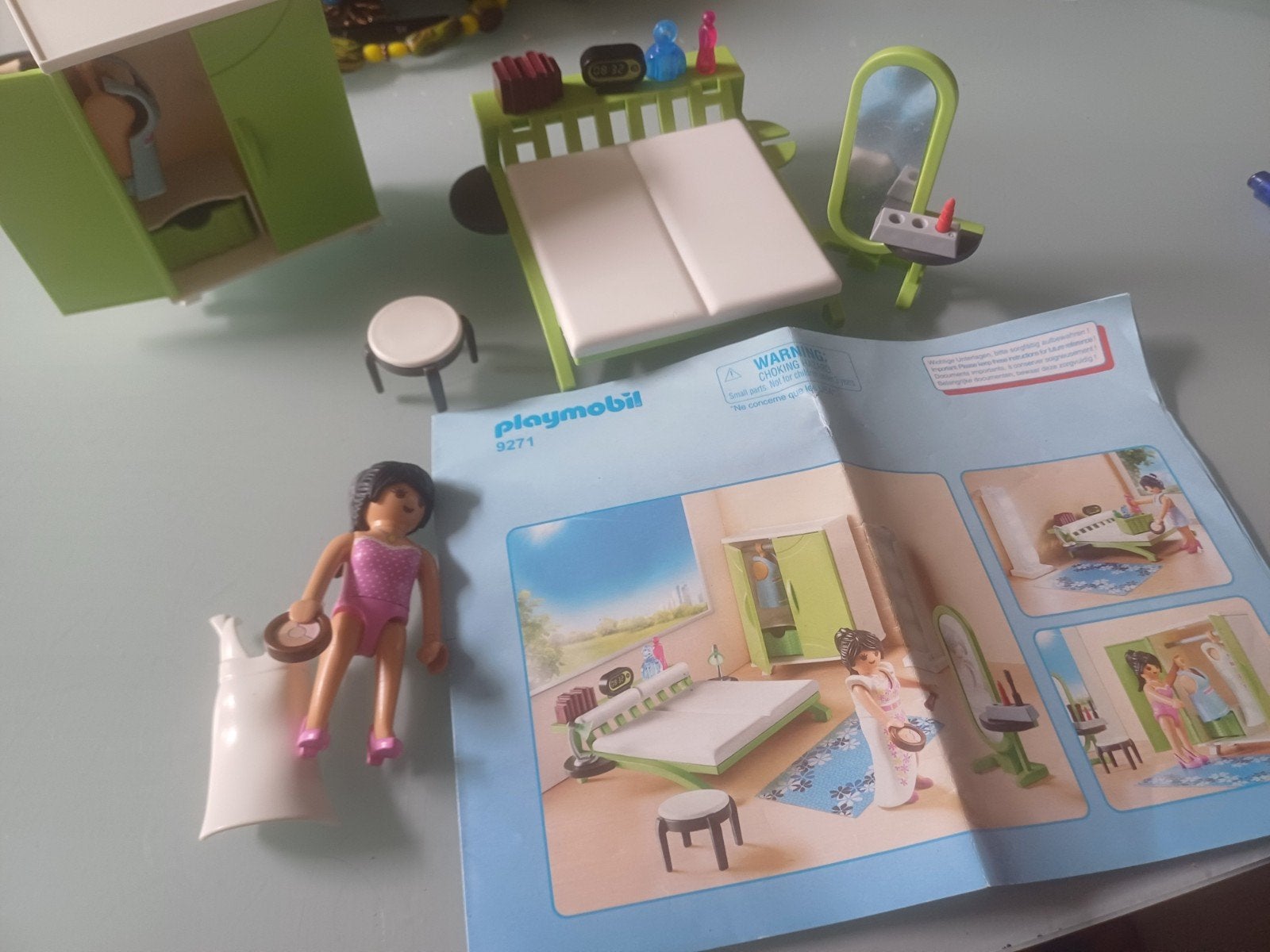 Playmobile 9271 slaapkamer met make-up tafel, Ophalen of Verzenden, City life